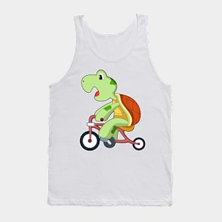 Turtle with Bicycle Tank Top